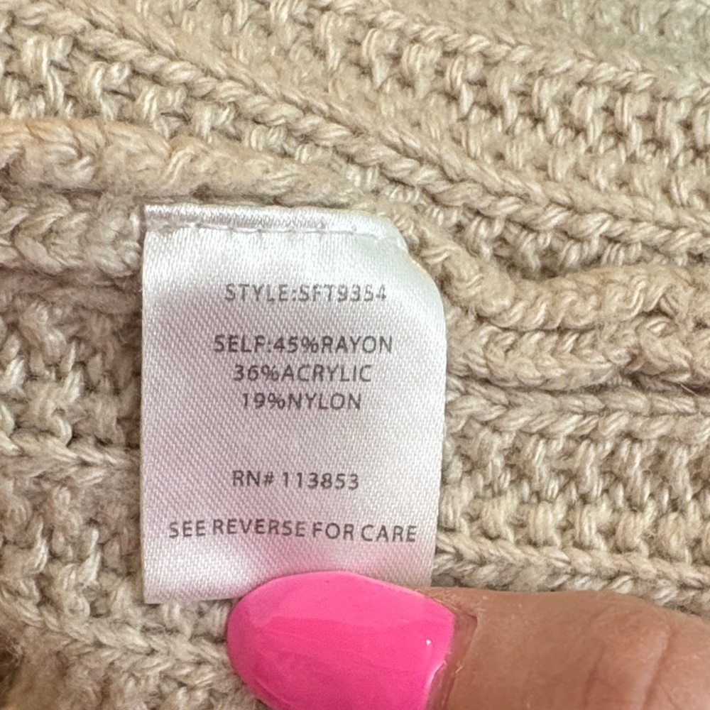41 Hawthorn Taupe Knit Sweater - Picture 10 of 10